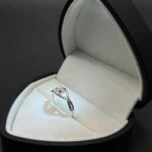 Anillo Destello Rosa Infinito