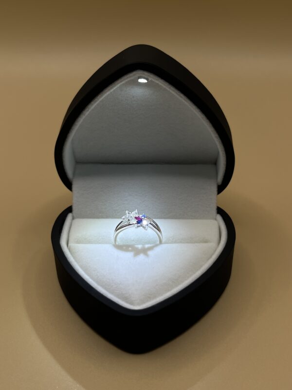 Anillo de Plata Estrella Multicolor