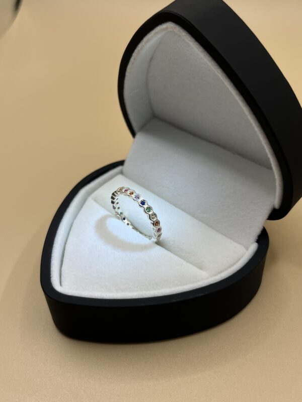 Anillo de Plata Sinfonía Arcoíris