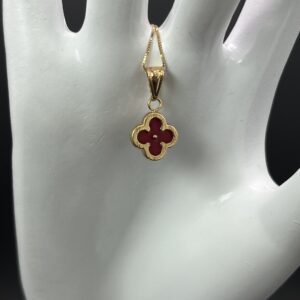 Dije Trébol Alhambra en Oro de 18k rojo