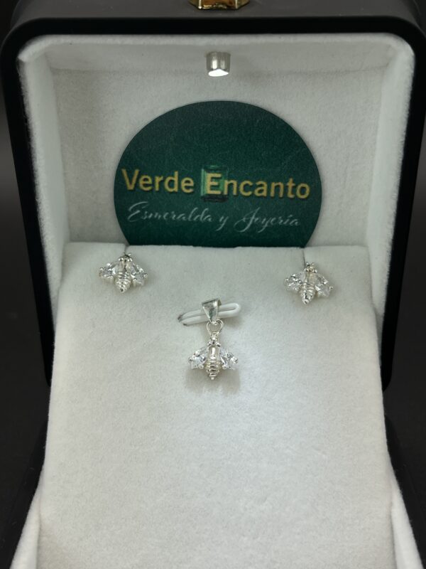 Set de Plata "Abeja Reina"