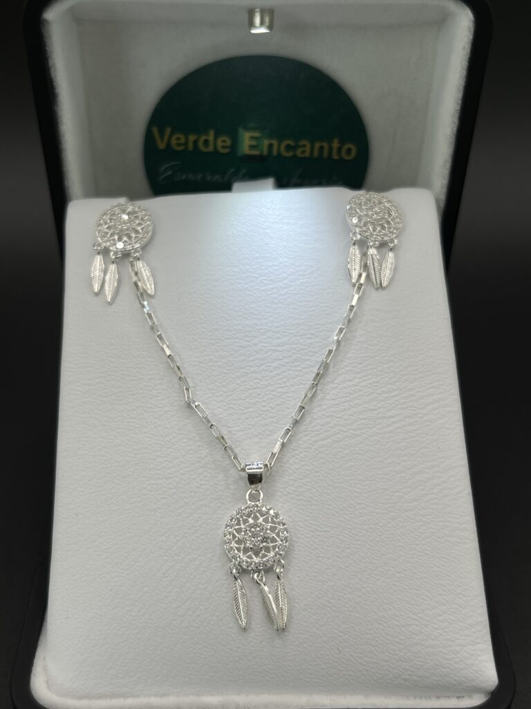 Set de Plata "Atrapasueños Sagrado"