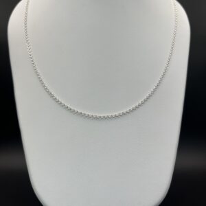 Cadena de Plata Italiana 925 tejido rolo fino