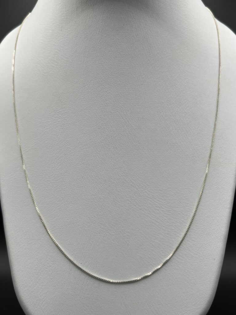Cadena de Plata Italiana 925 Tejido Veneciano Fino
