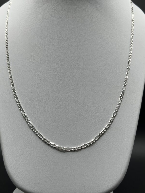 cadena tejido cartier plata