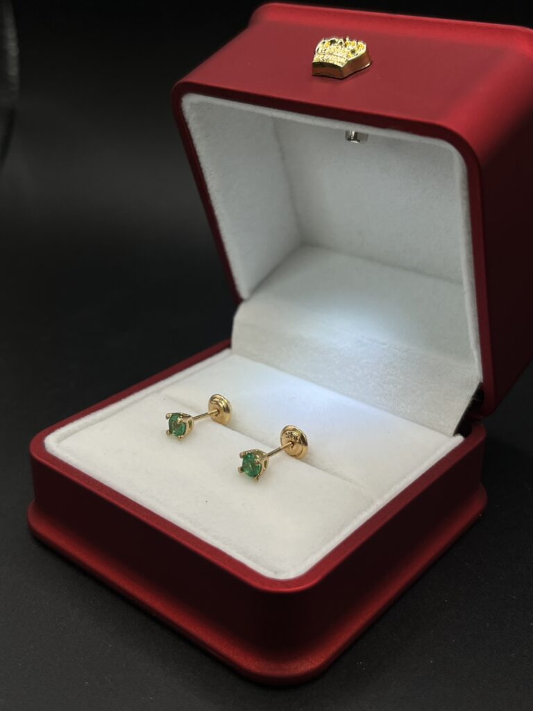 topos con esmeralda 4mm