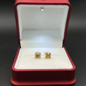 topos citrino 6mm plata 925
