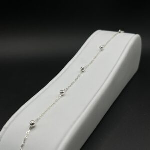 Pulsera de Balines "Orbital" en Plata de Ley 925