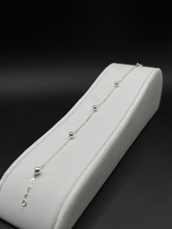 Pulsera de Balines "Orbital" en Plata de Ley 925