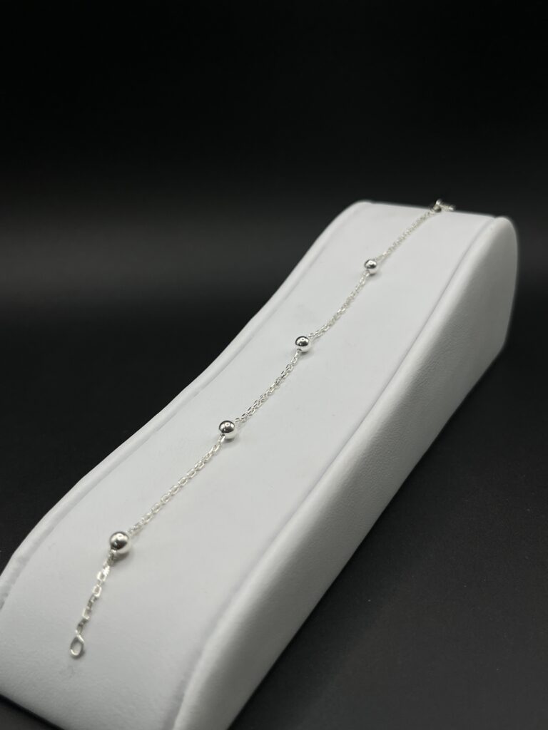 Pulsera de Balines "Orbital" en Plata de Ley 925