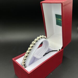 manilla tejido escama dragon plata 925
