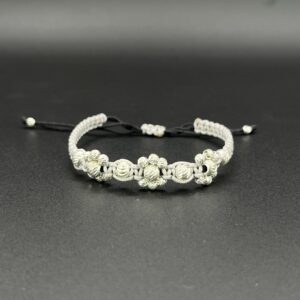 manilla flor plata 925