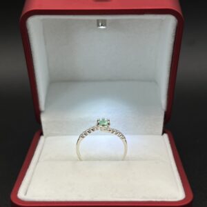 Anillo "Esmeralda Infinity" en Plata 925