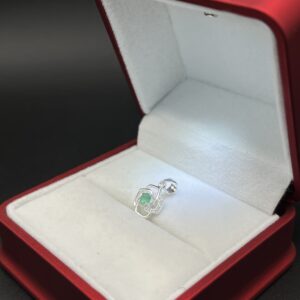 Dije "Esmeralda Abstract" en Plata 925